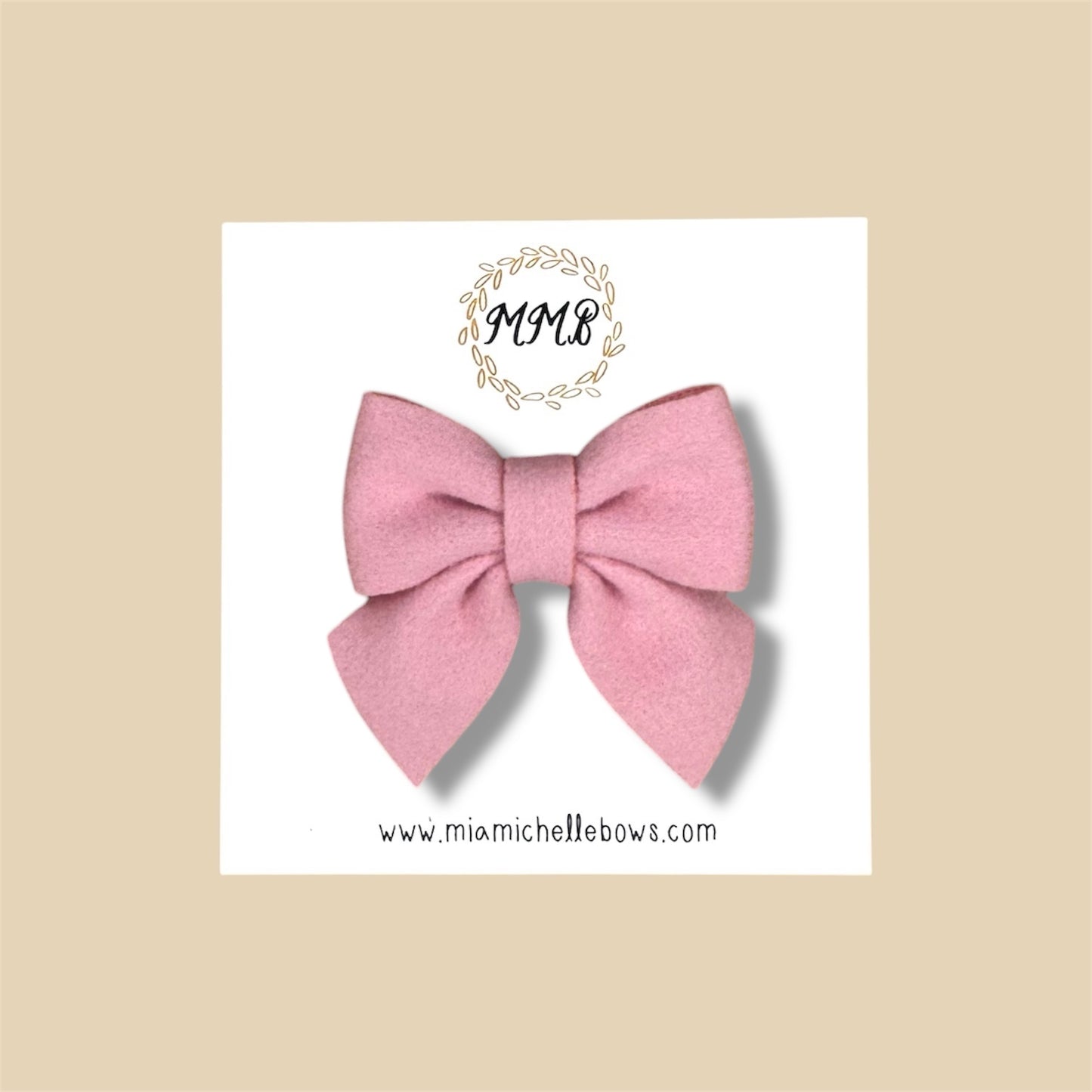 Mini Felt Bow Clips