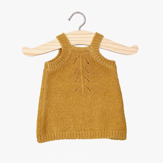 Doll—Minikane Gisel Knit Dress in Honey