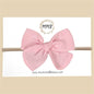 Hand-tied Gauze Bow in Pink