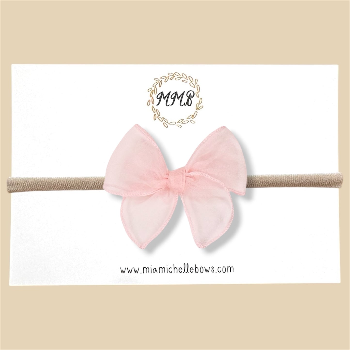 Sheer Ballet Pink Fairytale Bow