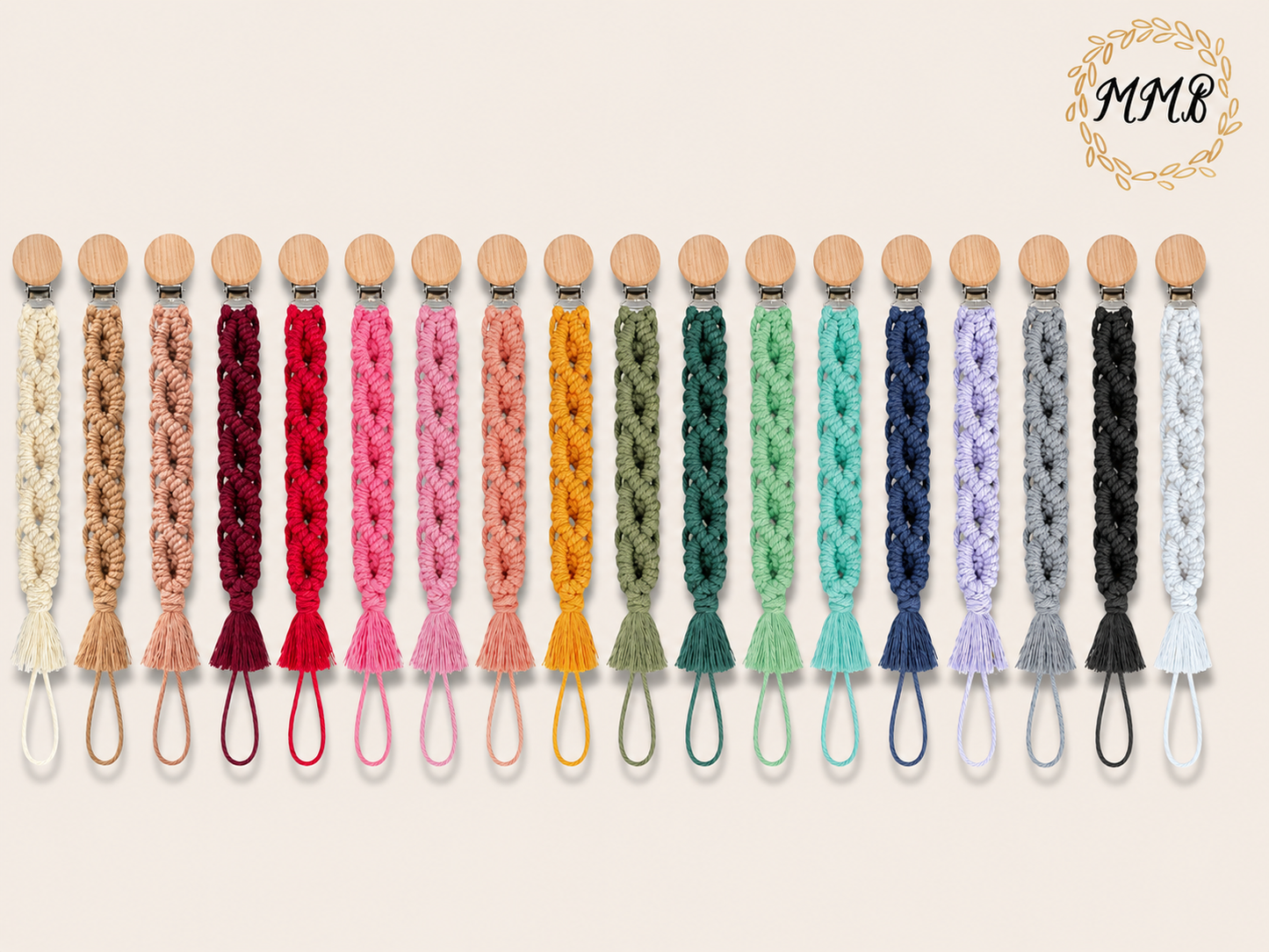 Macrame Pacifier Clip
