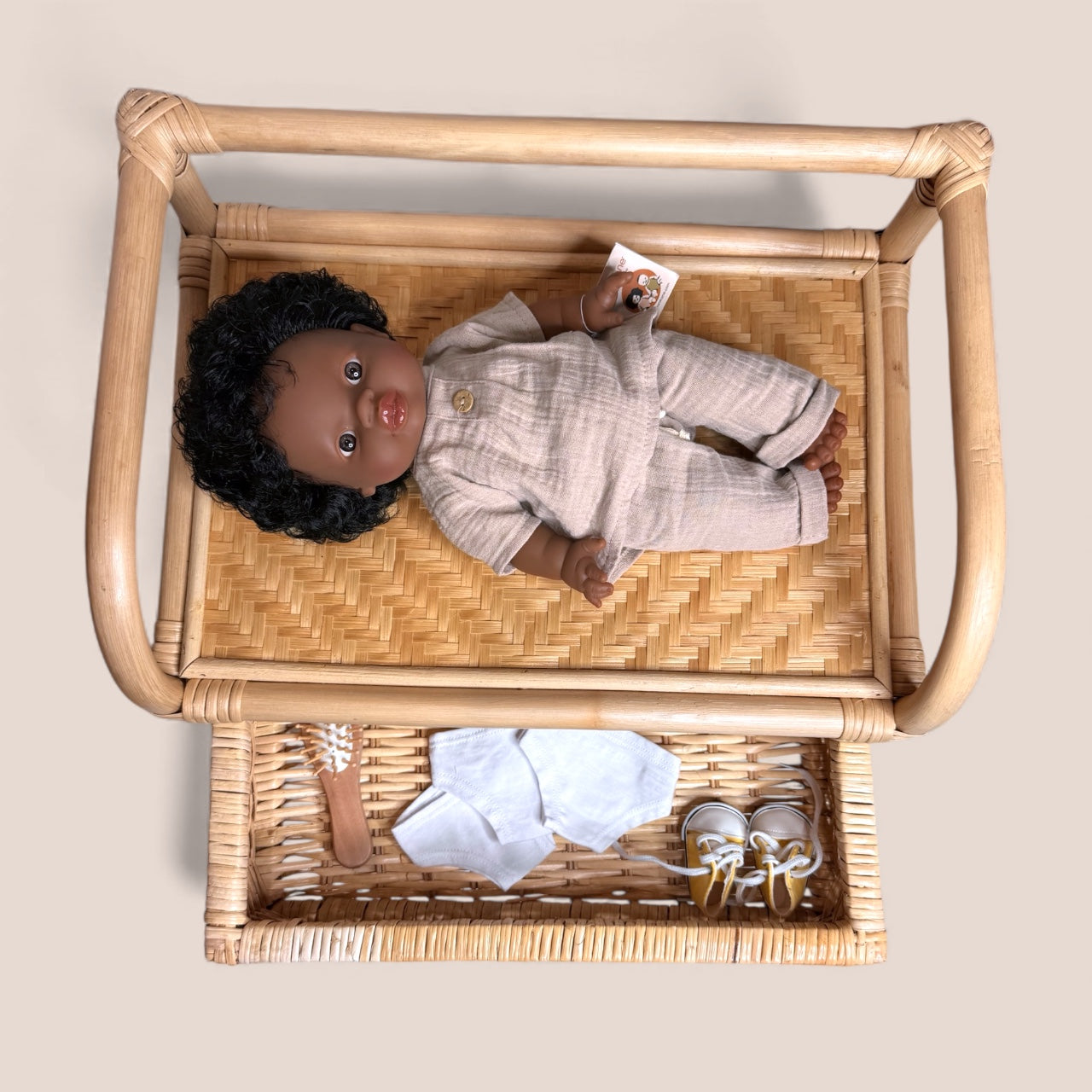 Changing Table- Rattan Doll Furniture