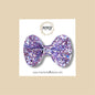 Purple & Blue Glitter Bow