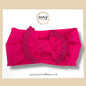 Magenta Lace Trim Headwrap