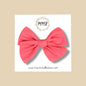 Hand-tied Bow in Soft Coral