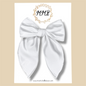 White Satin Fairytale Bow