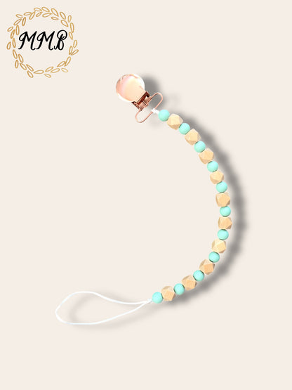 Mini Hexagon Pacifier Clip