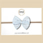 Baby Blue Gingham Fairytale Bow