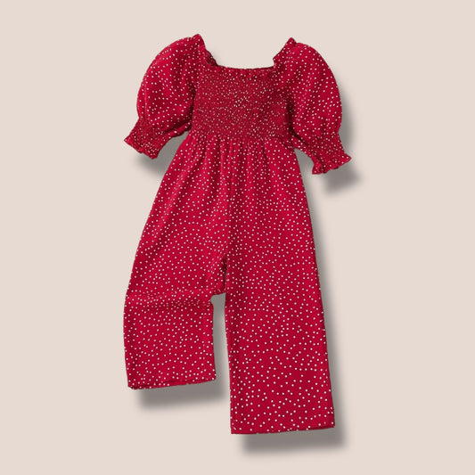 Red Polkadot Romper