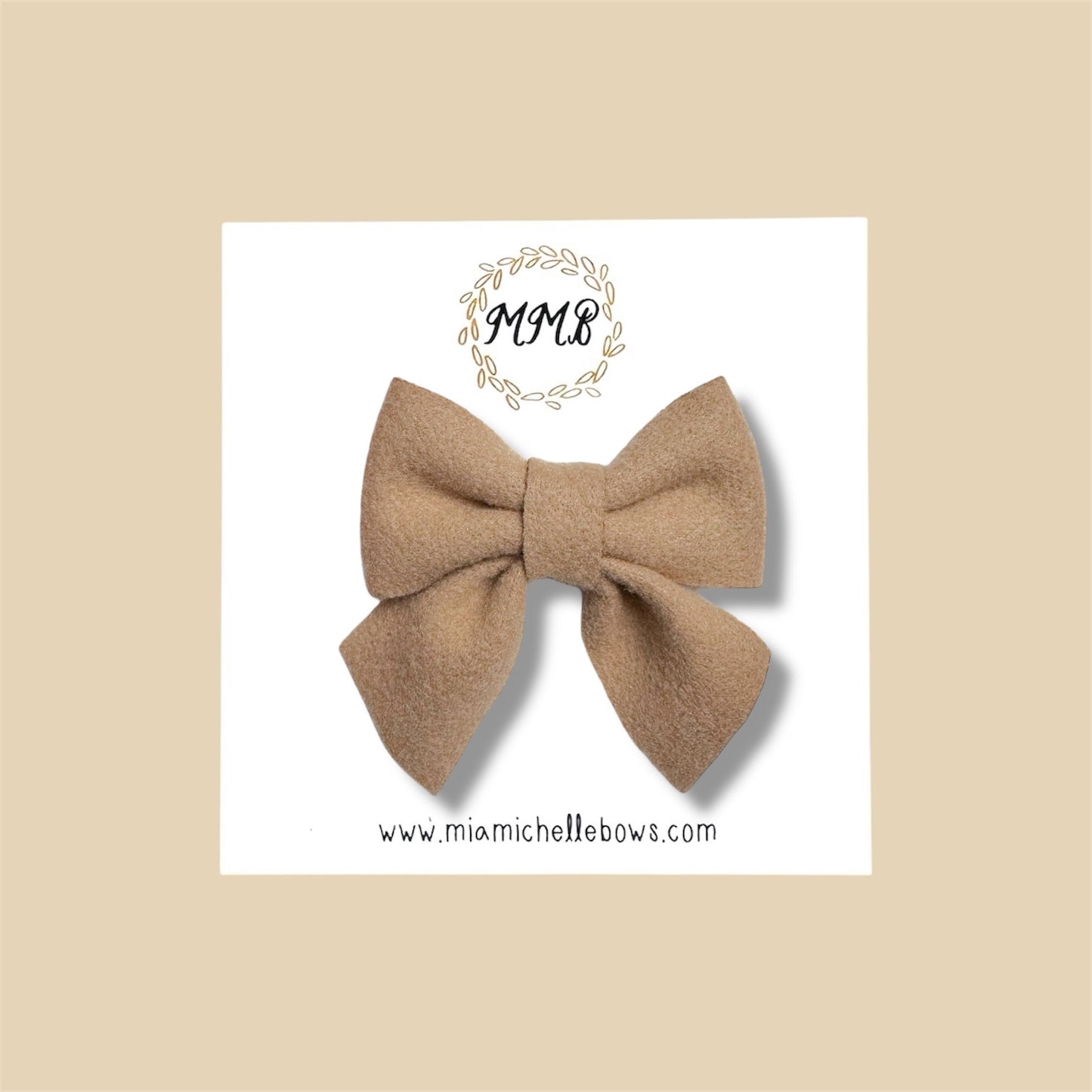 Mini Felt Bow Clips