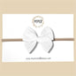 White Gauze Fairytale Bow