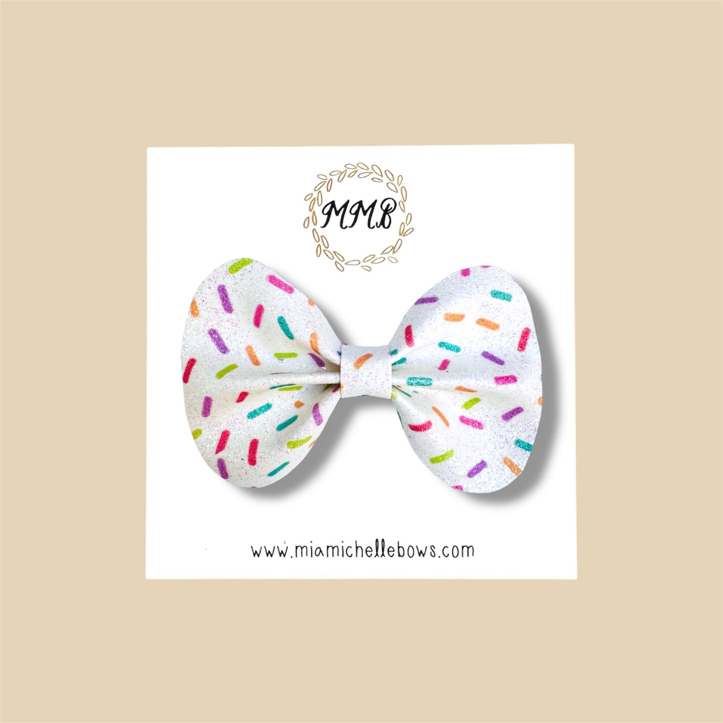 Sprinkles Glitter Bow