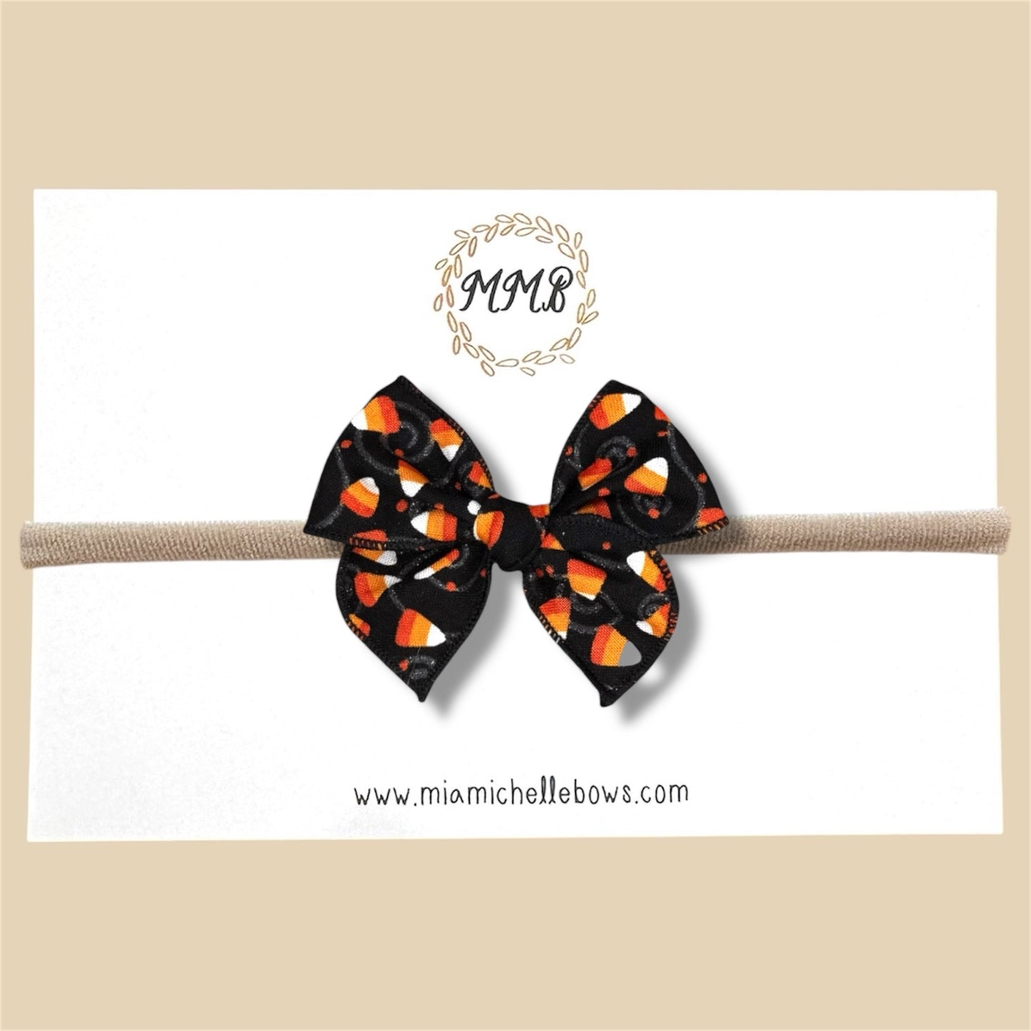 Candy Corn Shimmer Fairytale Bow