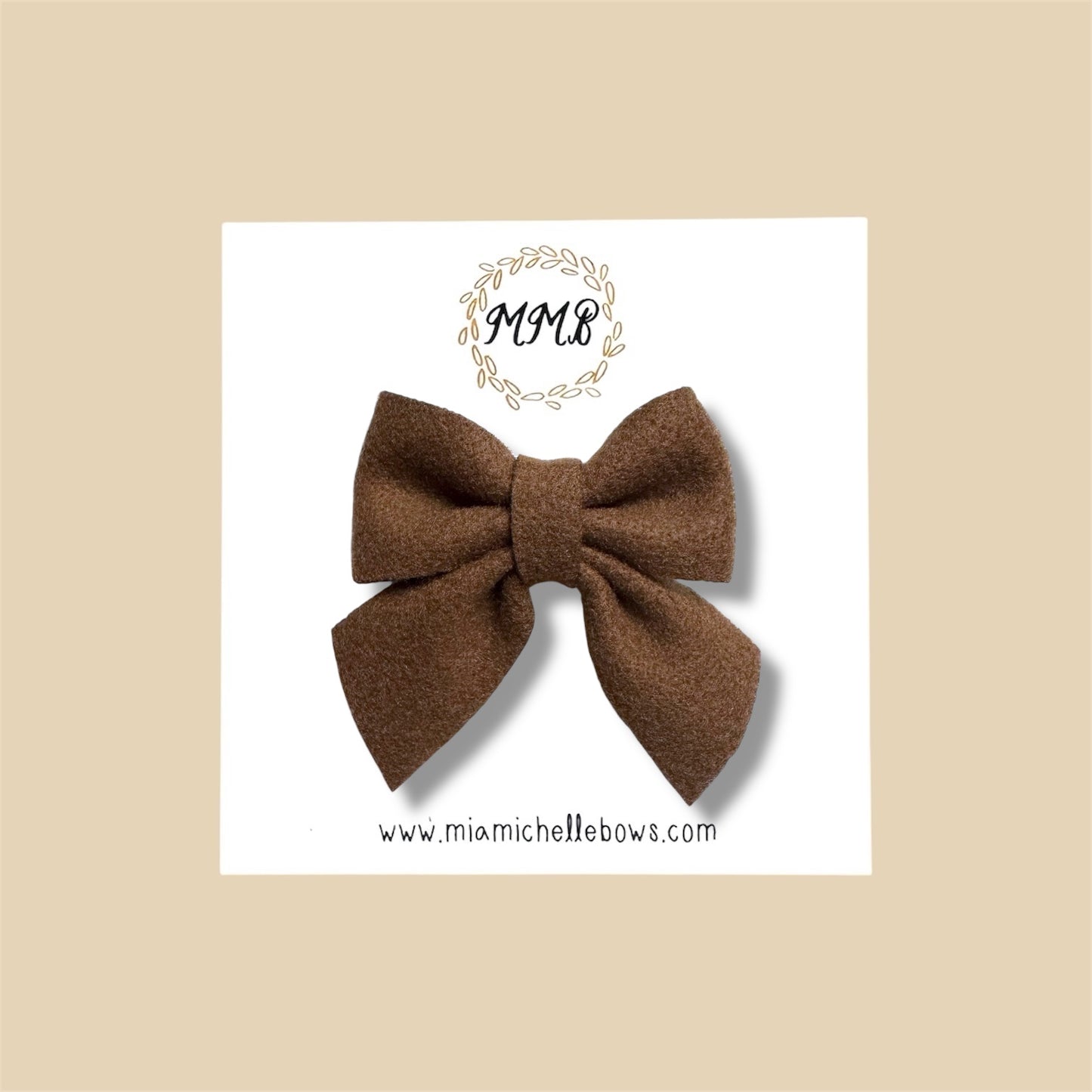 Mini Felt Bow Clips