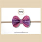 Pink & Purple Ombre Glitter Bow