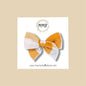 Mustard Color Block Fairytale Bow