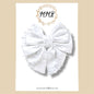 Shabby White Luxe Bow