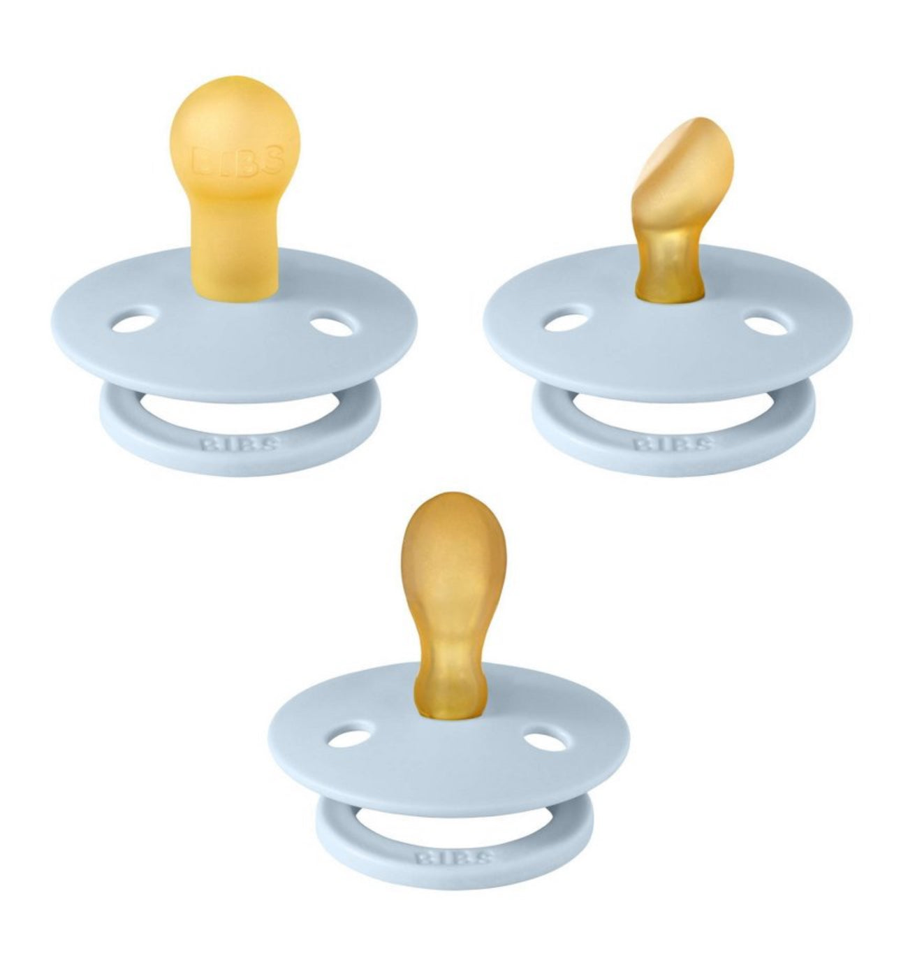 Bibs Try-It Collection 3 Pack- Baby Blue