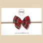 Holiday Sparkle Plaid Fairytale Bow