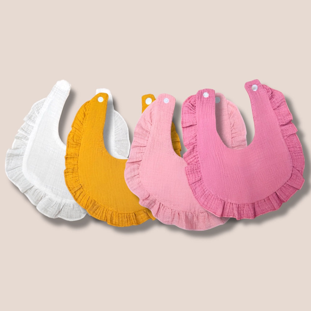 Double Gauze Baby Bibs