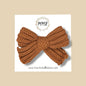 Sweater Bow in Warm Brown