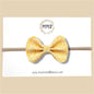 Yellow Glitter Bow