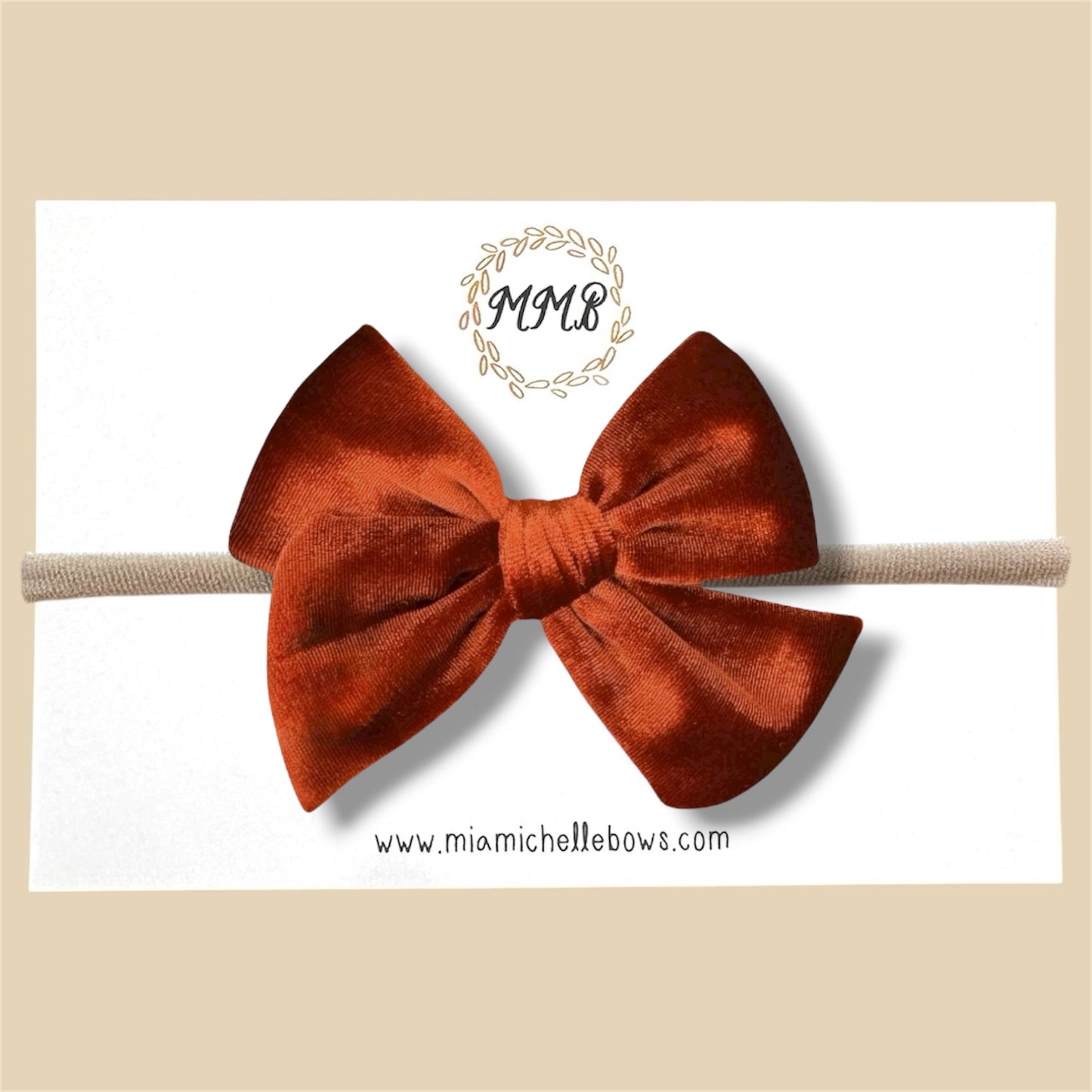 Velvet Bow in Rust