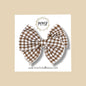 Brown Gingham Fairytale Bow
