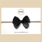 Sheer Black Fairytale Bow