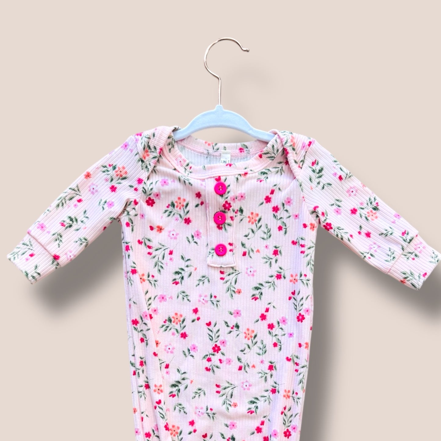 Handmade Floral Knotted Gown