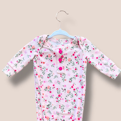 Handmade Floral Knotted Gown