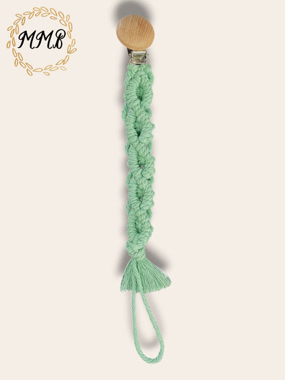 Macrame Pacifier Clip