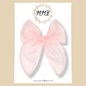 Sheer Ballet Pink Fairytale Bow
