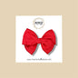Red Swiss Dot Fairytale Bow