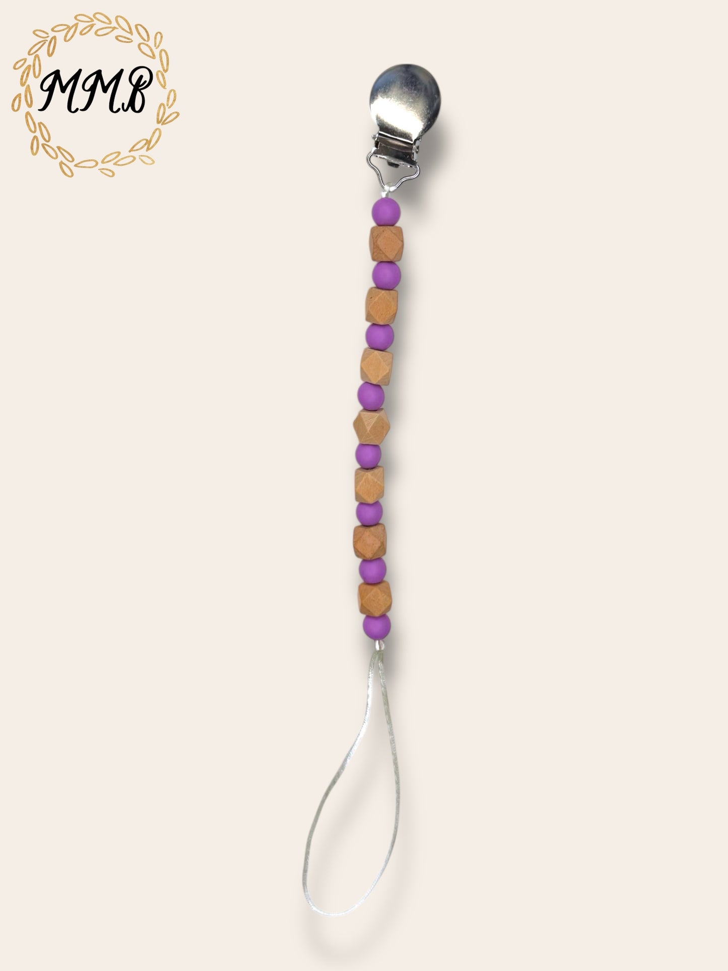 Mini Hexagon Pacifier Clip