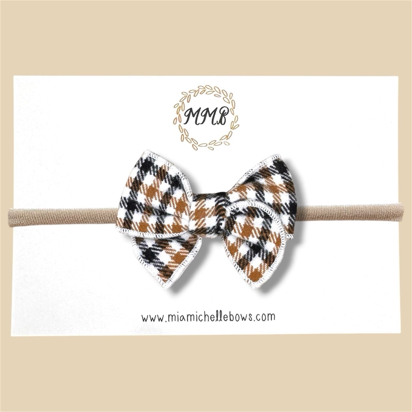 Rustic Plaid Fairytale Bow