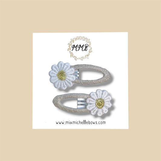 Flower Snap Clip Set