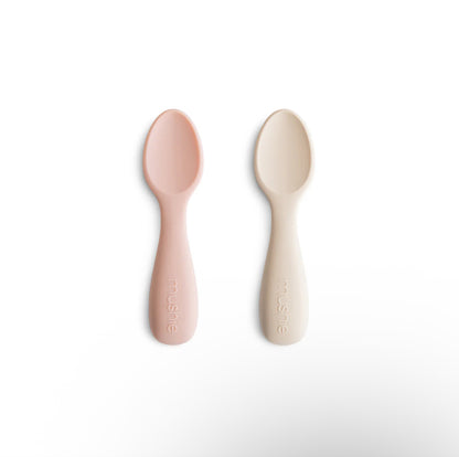 Mushie Silicone Toddler Starter Spoons
