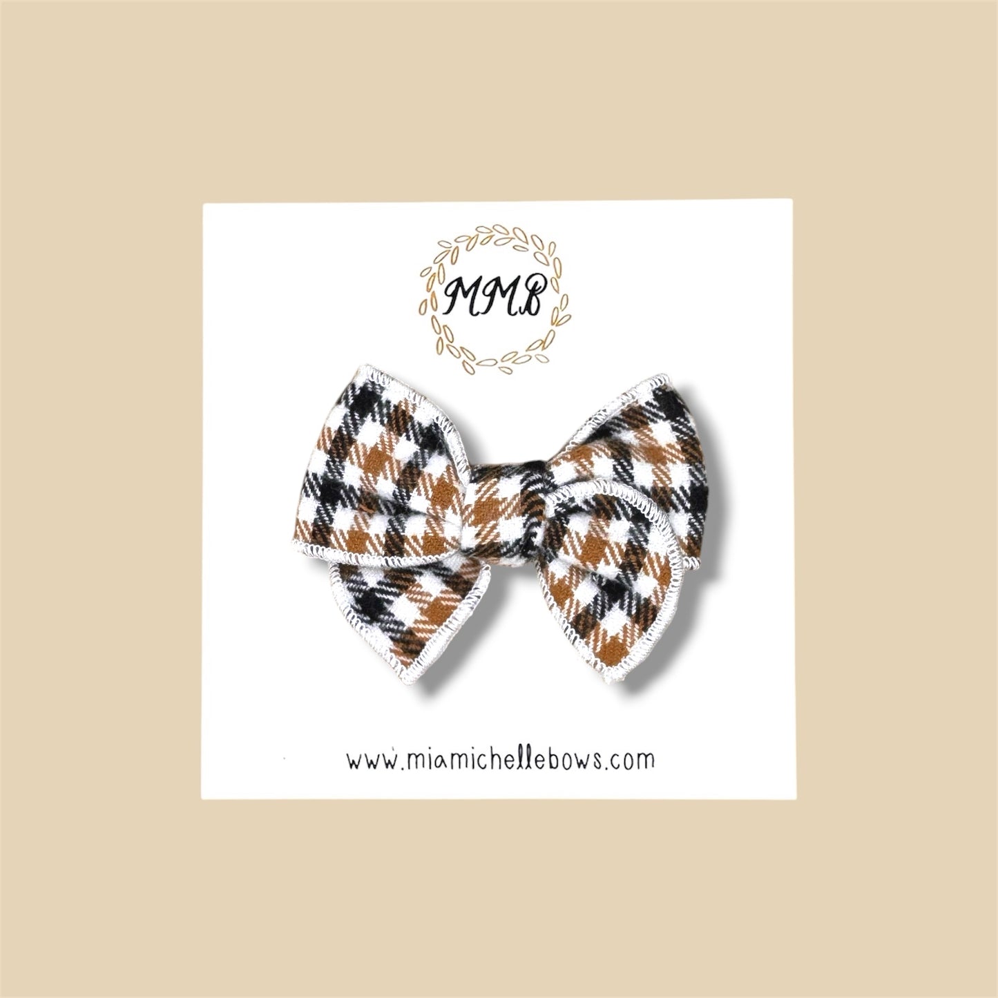 Rustic Plaid Fairytale Bow
