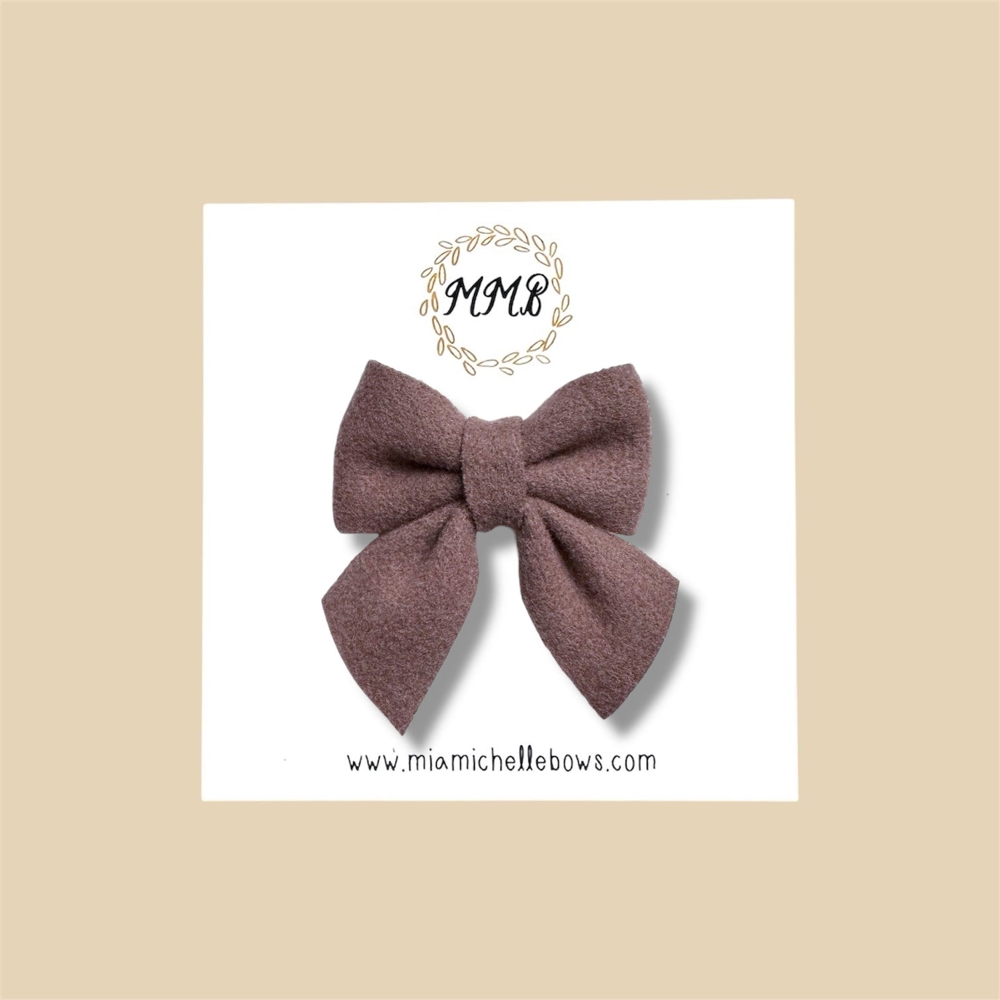 Mini Felt Bow Clips