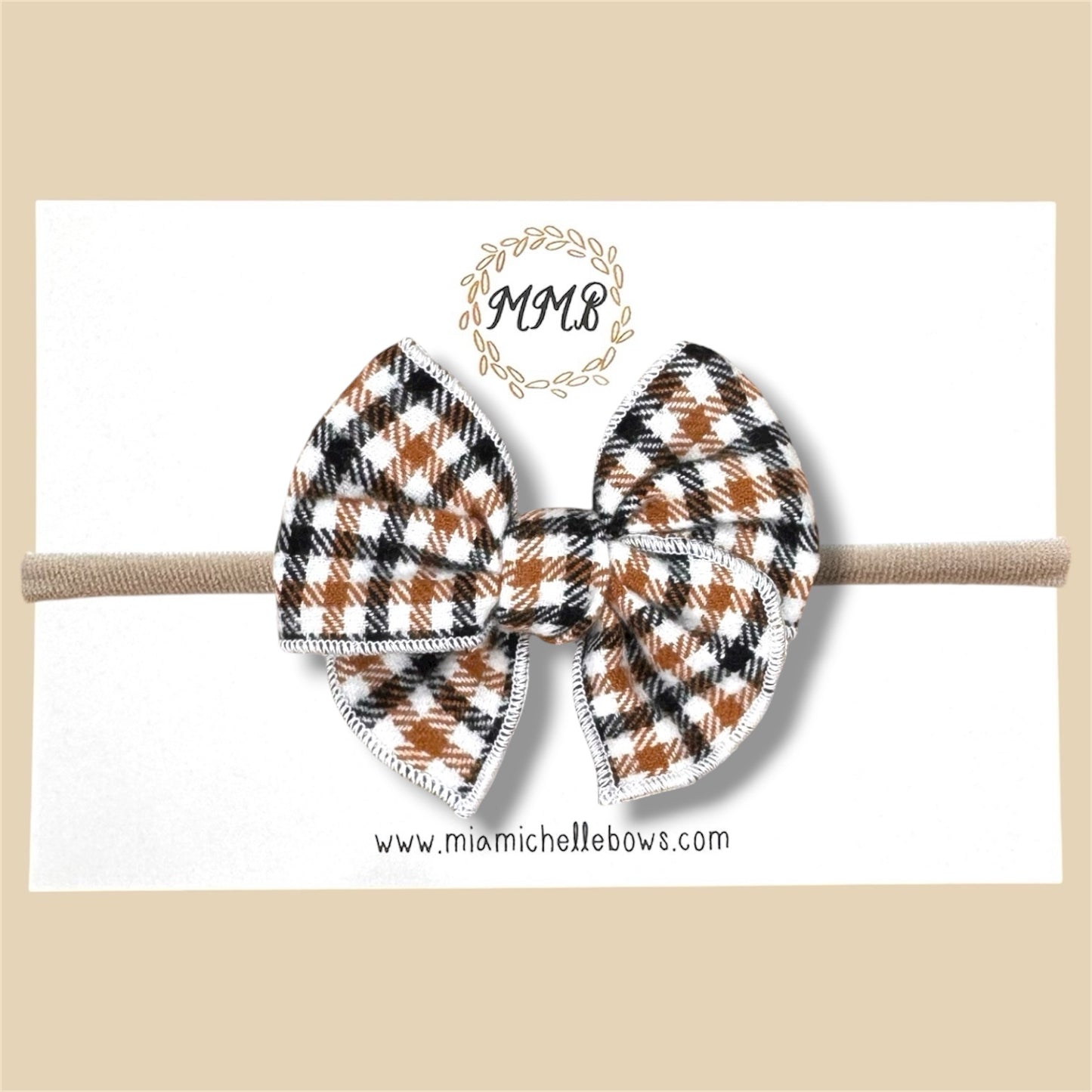 Rustic Plaid Fairytale Bow