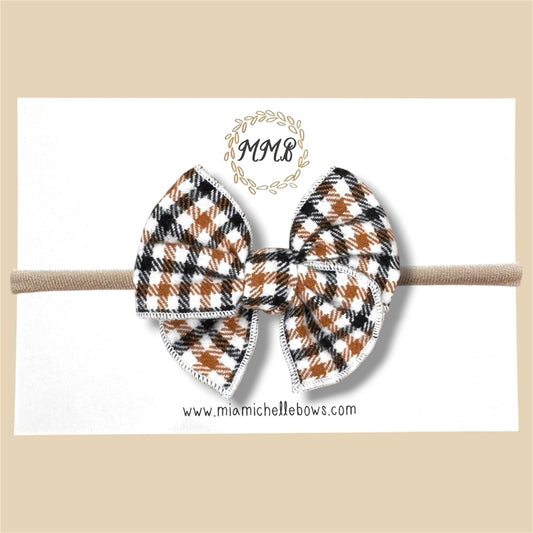 Rustic Plaid Fairytale Bow