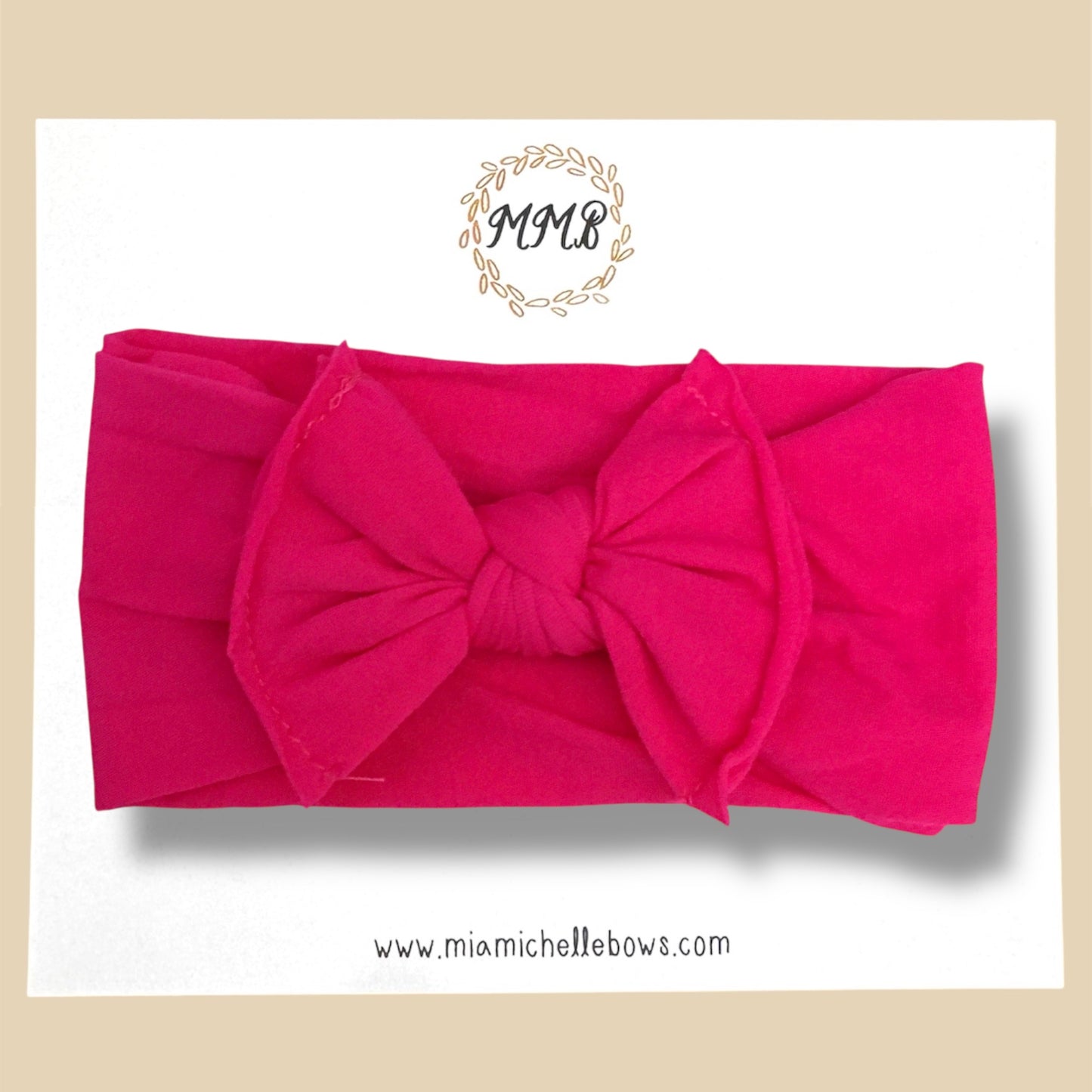 Magenta Nylon Headwrap