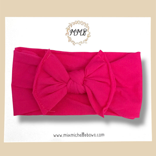 Magenta Nylon Headwrap
