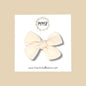Hand-tied Gauze Bow in Ivory
