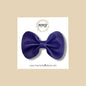 Indigo Genuine Leather Bow