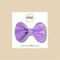 Lavender Glitter Bow