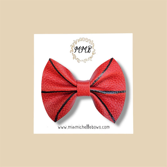 Basketball Genuine Leather Bow