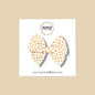 Mustard Polkadot Fairytale Bow