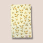 Yellow Floral— Cotton Gauze Burp Cloth